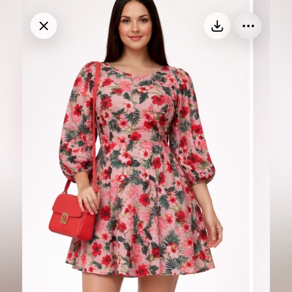 Les Rêveries Dresses & Skirts - NWT Les Reveries 100% Silk  Pink Floral Dress size 8
